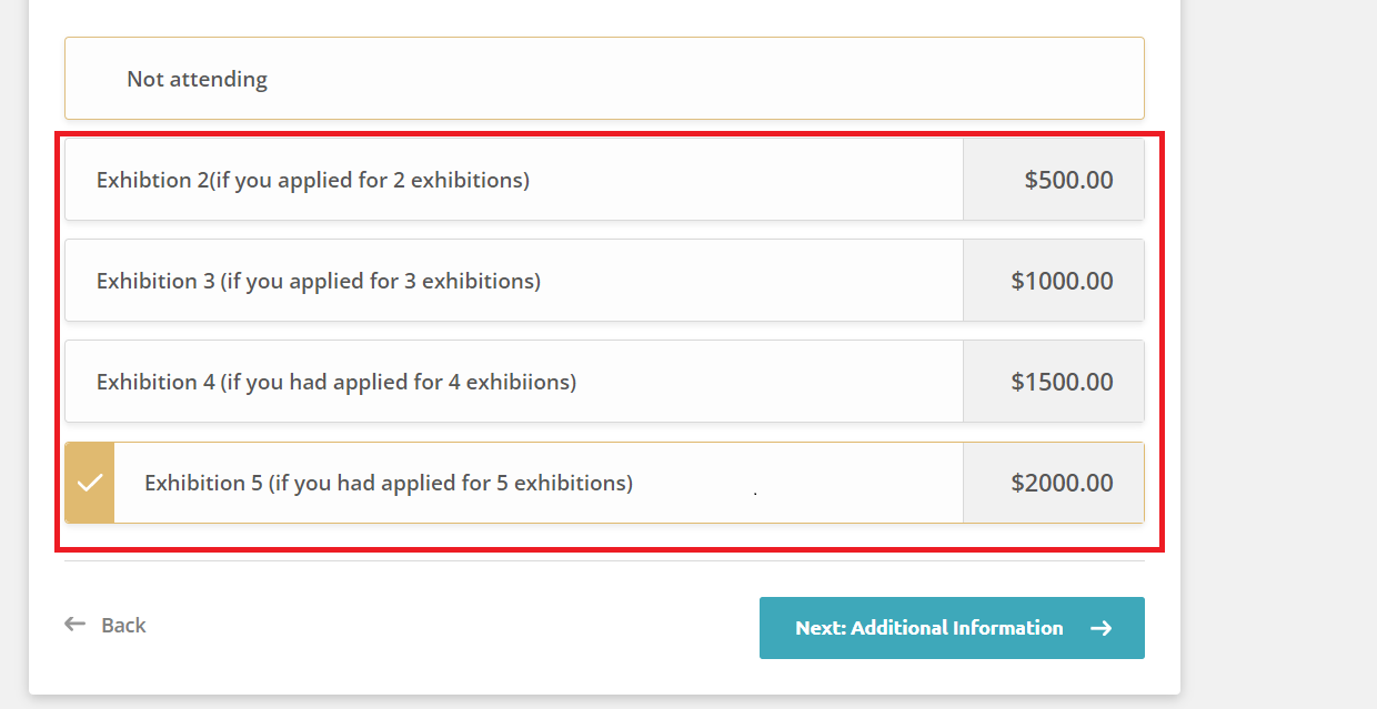 How to Register and pay for exhibitions